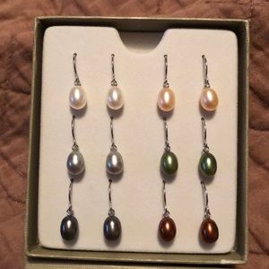Honors Teardrop Pearl Earrings